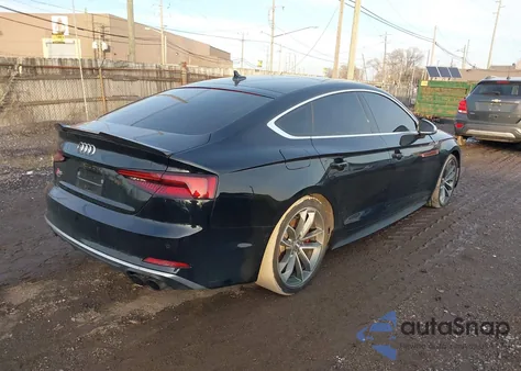 2018 Audi S5 3.0T Premium Plus из США, поврежденный, VIN WAUB4CF56JA132528